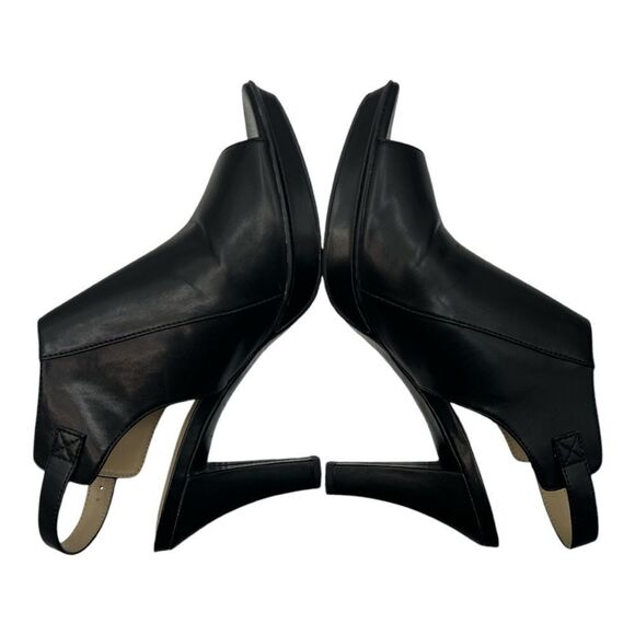 Naturalizer black peep toe heels size 9 - Picture 4 of 7